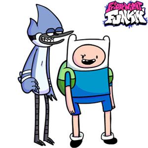 FNF Finn & Mordecai vs Steven | Roasting on a Cartoon Friday Mods