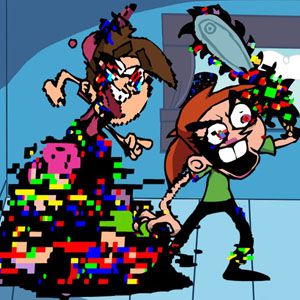 FNF vs Corrupted Vicky & Timmy (Fairly OddParents) online games
