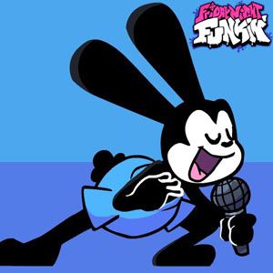 FNF Oswald Sing Rabbit’s Luck with Lyrics play online free